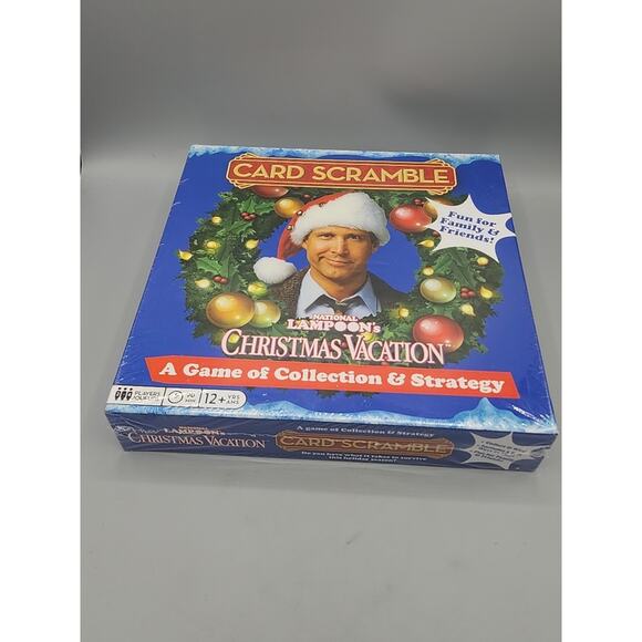 National Lampons Christmas Vacation Card Scramble Strategy Board Game New Sealed - Picture 10 of 10
